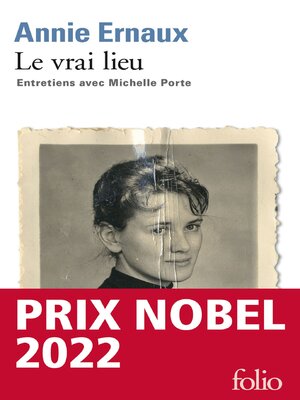cover image of Le vrai lieu. Entretiens avec Michelle Porte